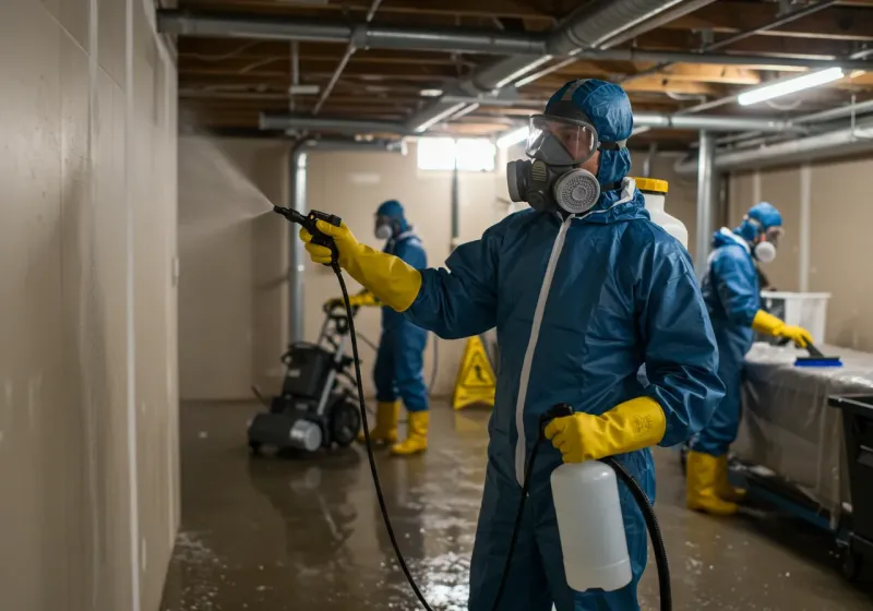 Basement Sanitization and Antimicrobial Treatment process in Park City, UT